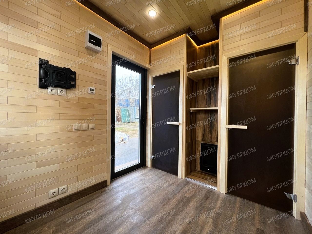Комната отдыха бани-контейнера